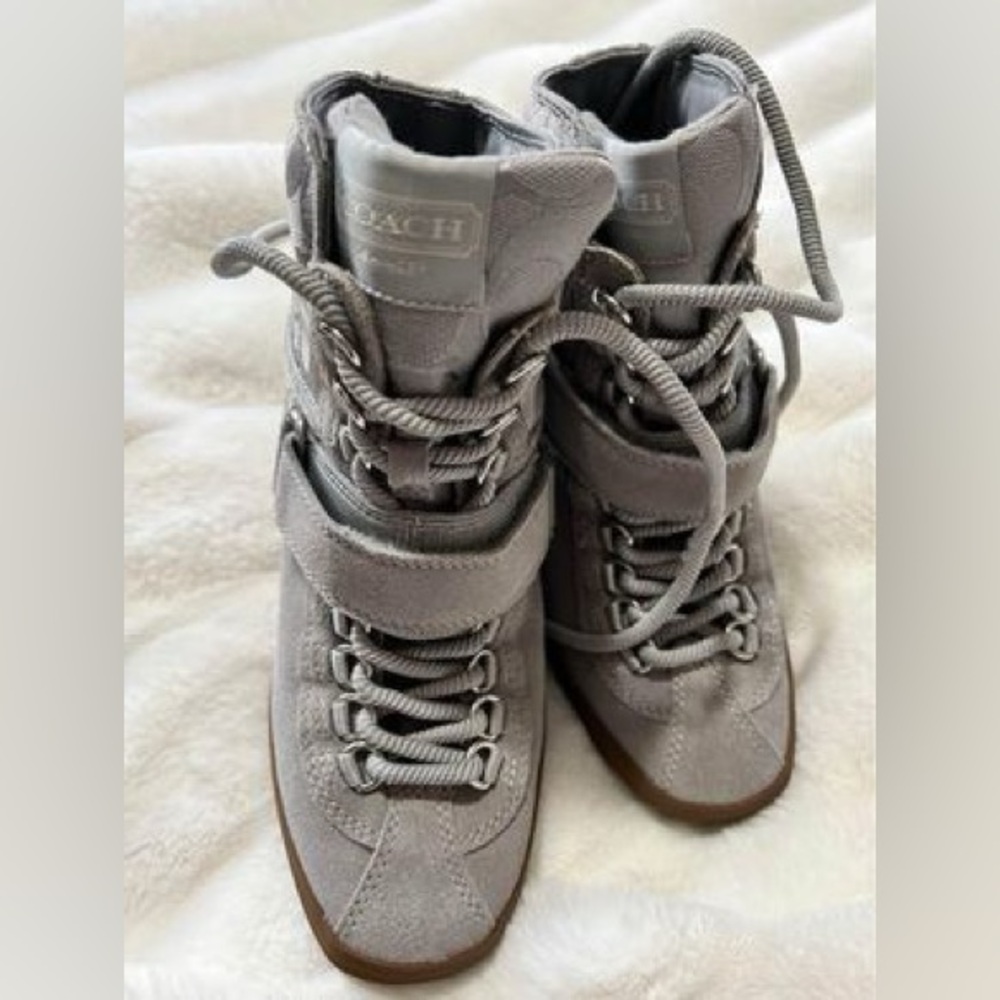 Coach hi top wedge